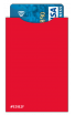 Des protège carte bancaire Kokoon colorés (rouges par exemple)